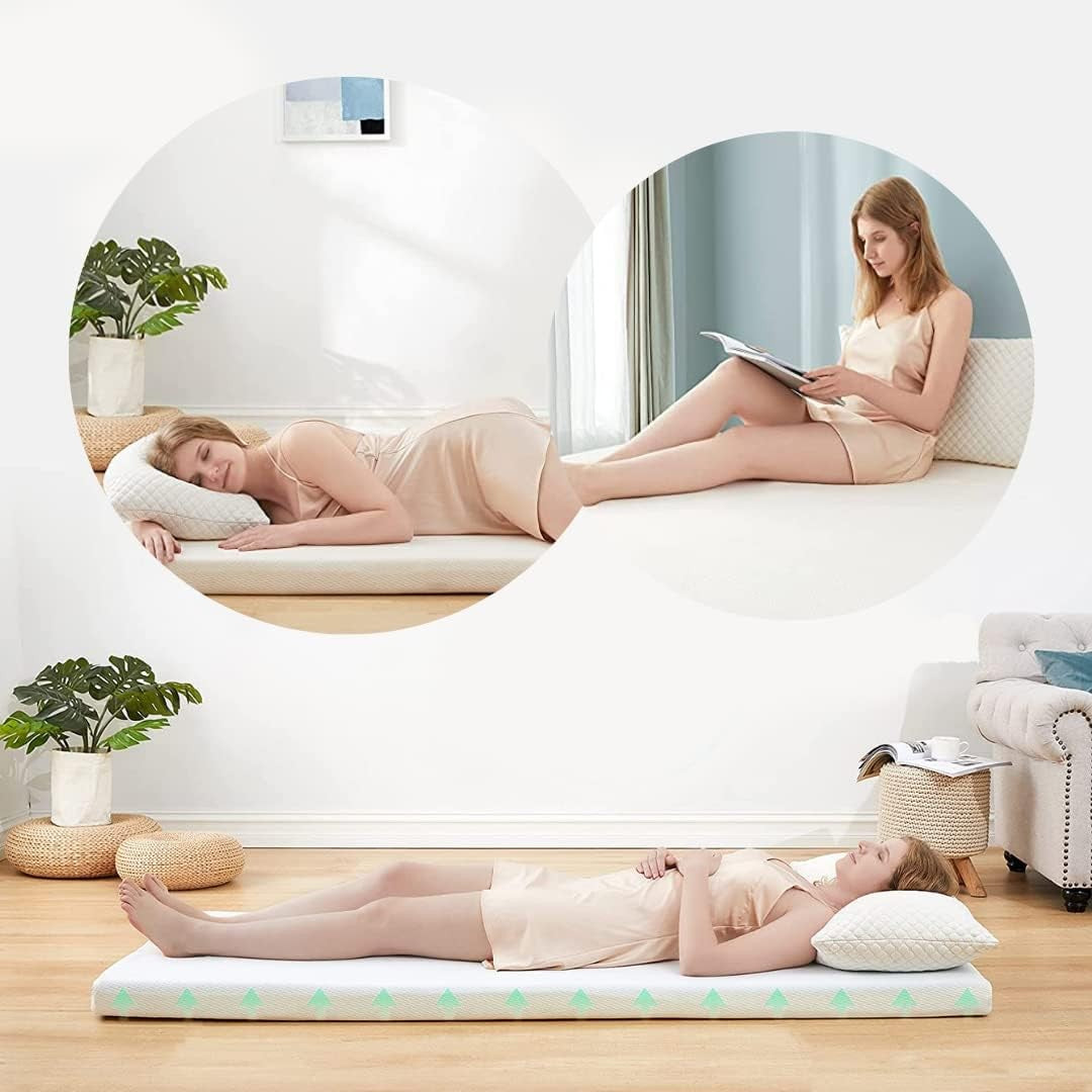 Colchon Ergonomico Reversible - Colchon espumacion Alta Densidad - Confort y Adaptabilidad - Tejido Aloe Vera Antibacterial