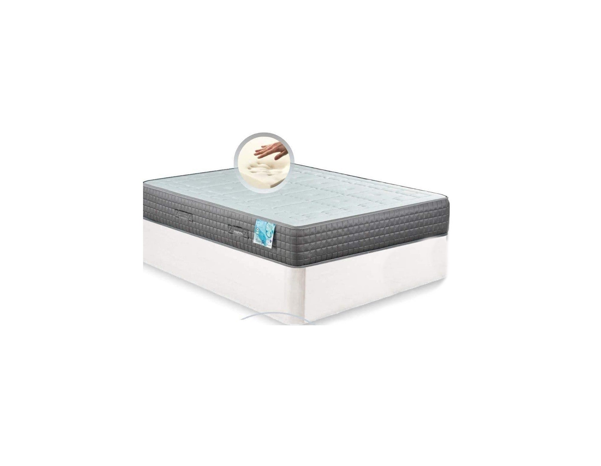COLCHON VISCOGEL + CANAPE CHEAP MADERA OFERTA