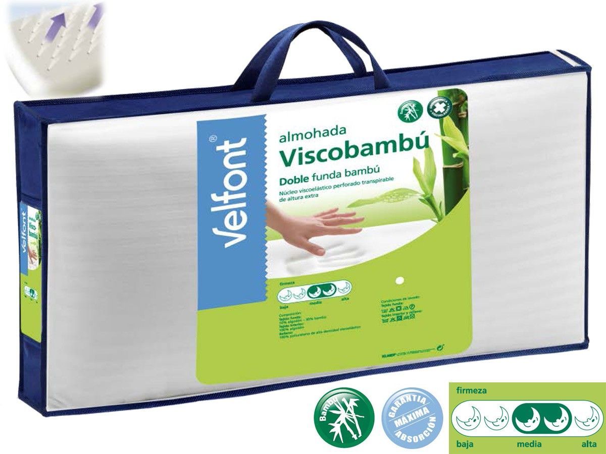 ALMOHADA VISCO BAMBU VELFONT
