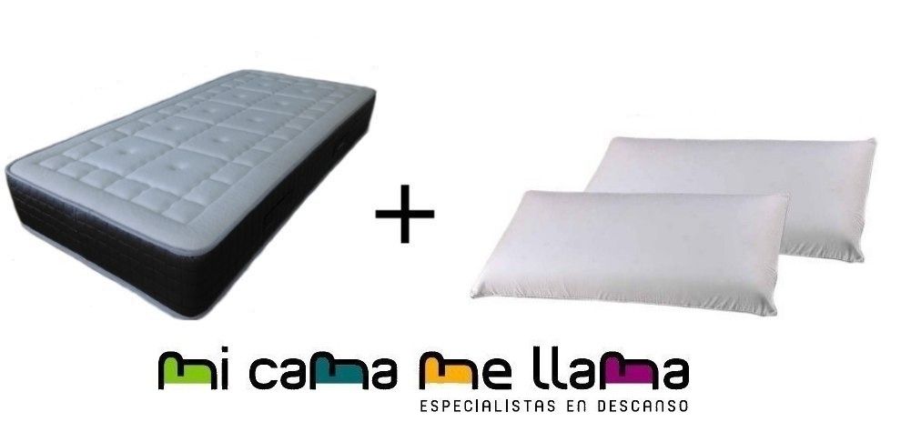 COLCHON VISCOGEL + ALMOHADAS VISCO