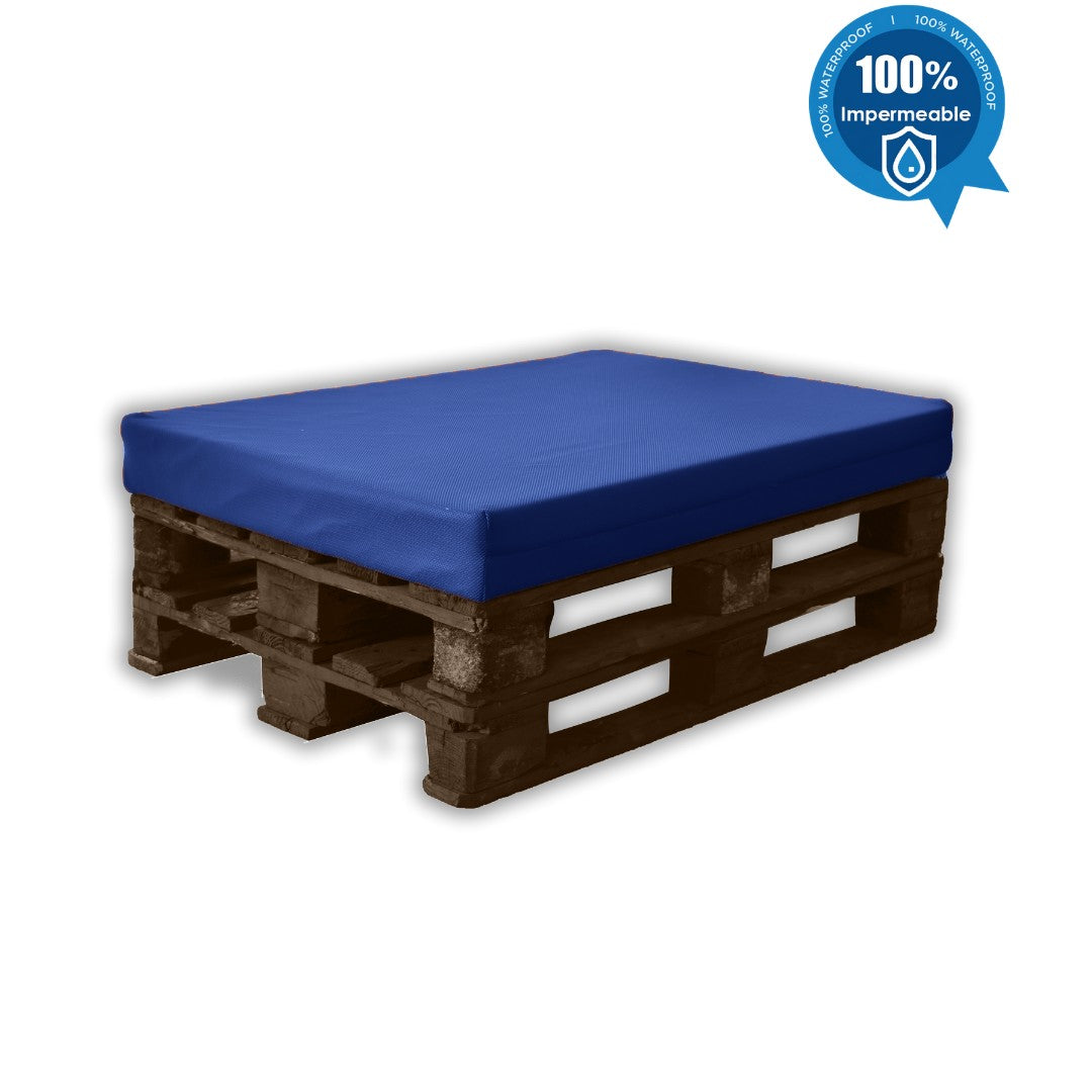 Asiento Cojín de Espuma para sofá Exterior de Palet con Funda