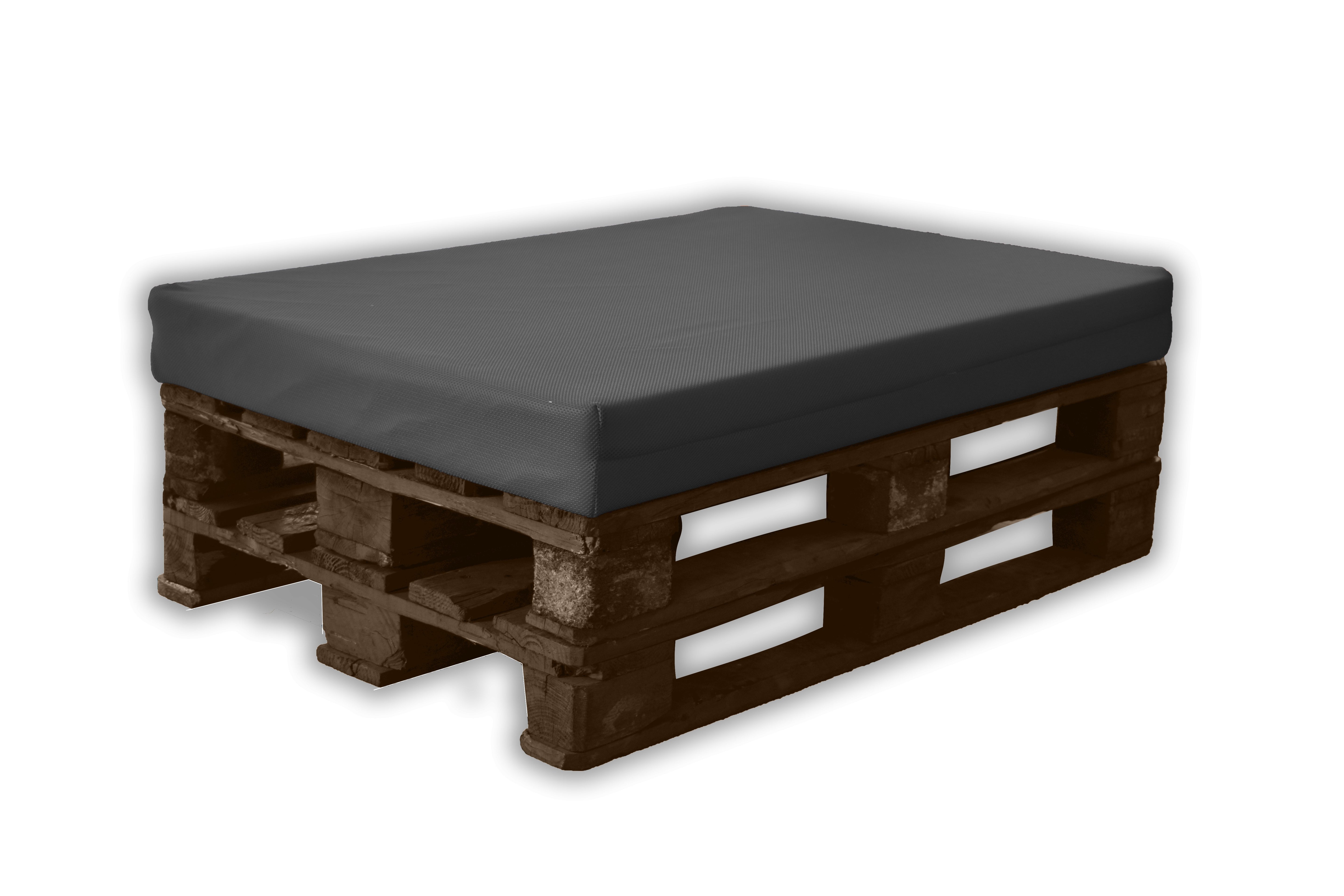 Asiento Cojín de Espuma para sofá Exterior de Palet con Funda