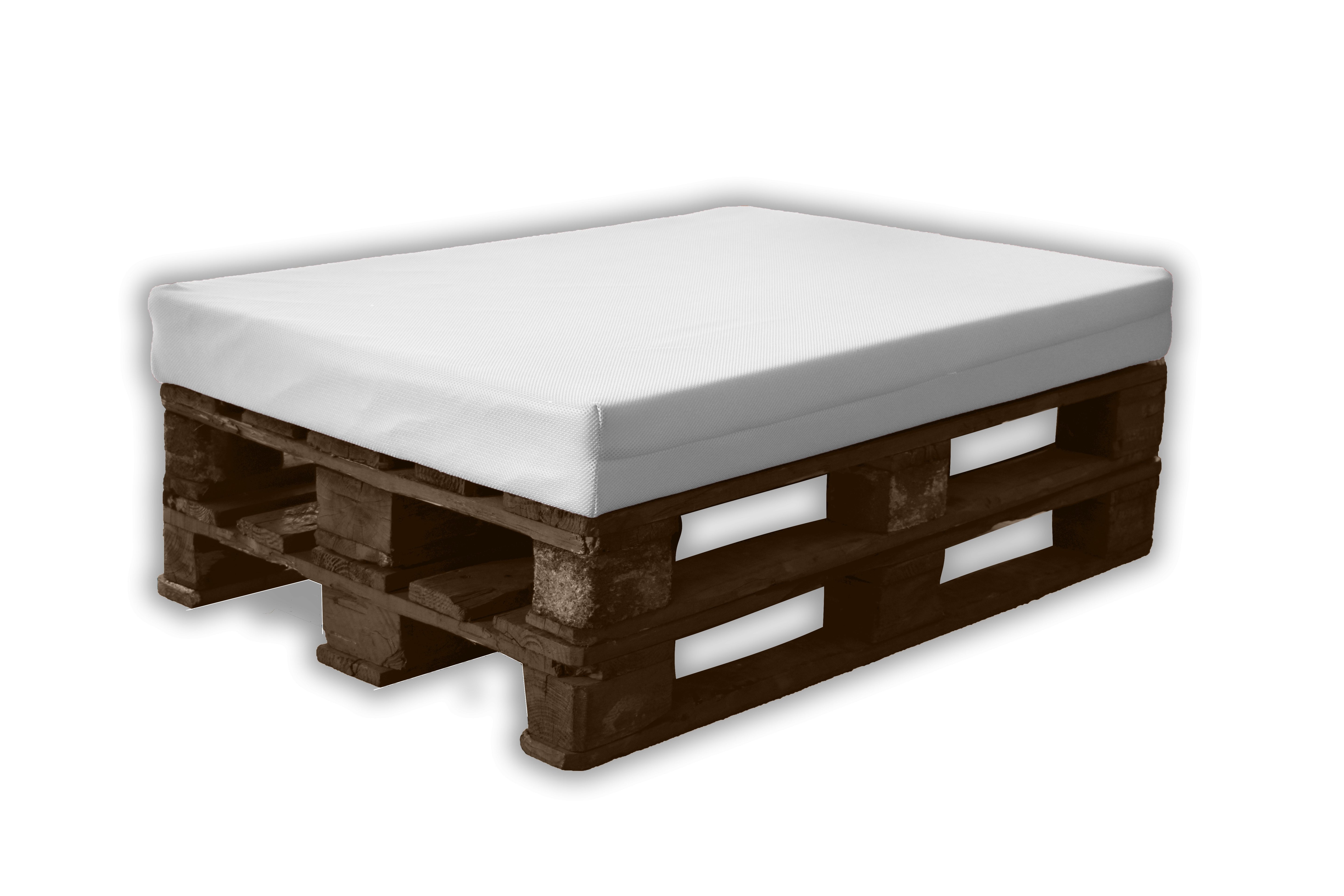 Asiento Cojín de Espuma para sofá Exterior de Palet con Funda