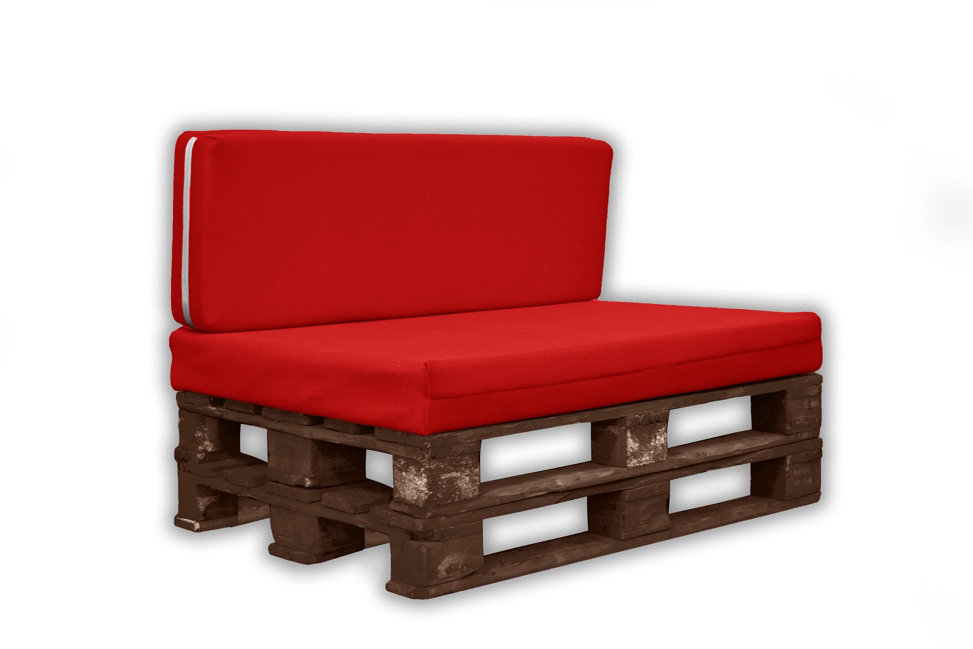 Asiento y Respaldo de Espuma para Exterior de Palet con Funda
