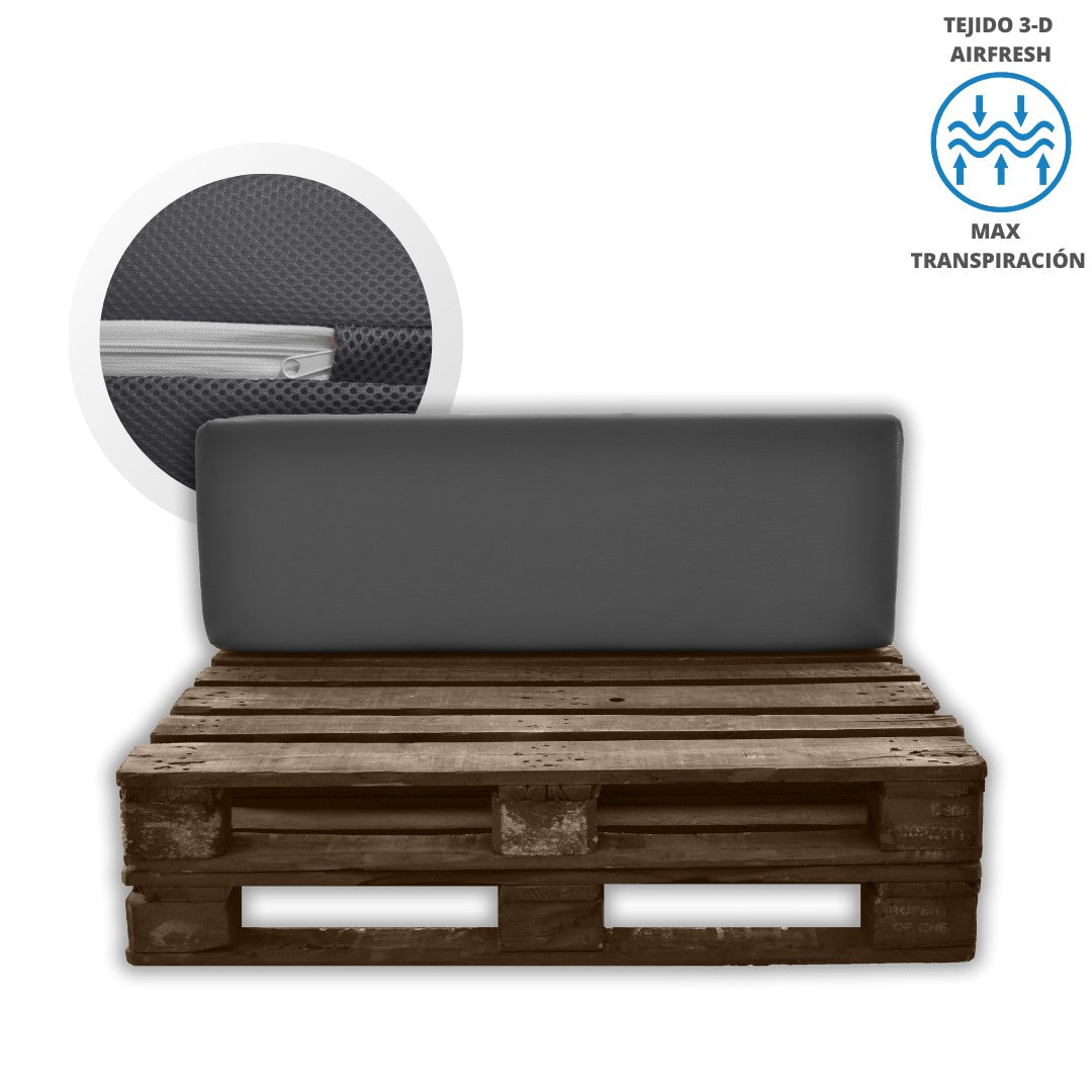 Respaldo de Espuma para Exterior de Palet con Funda