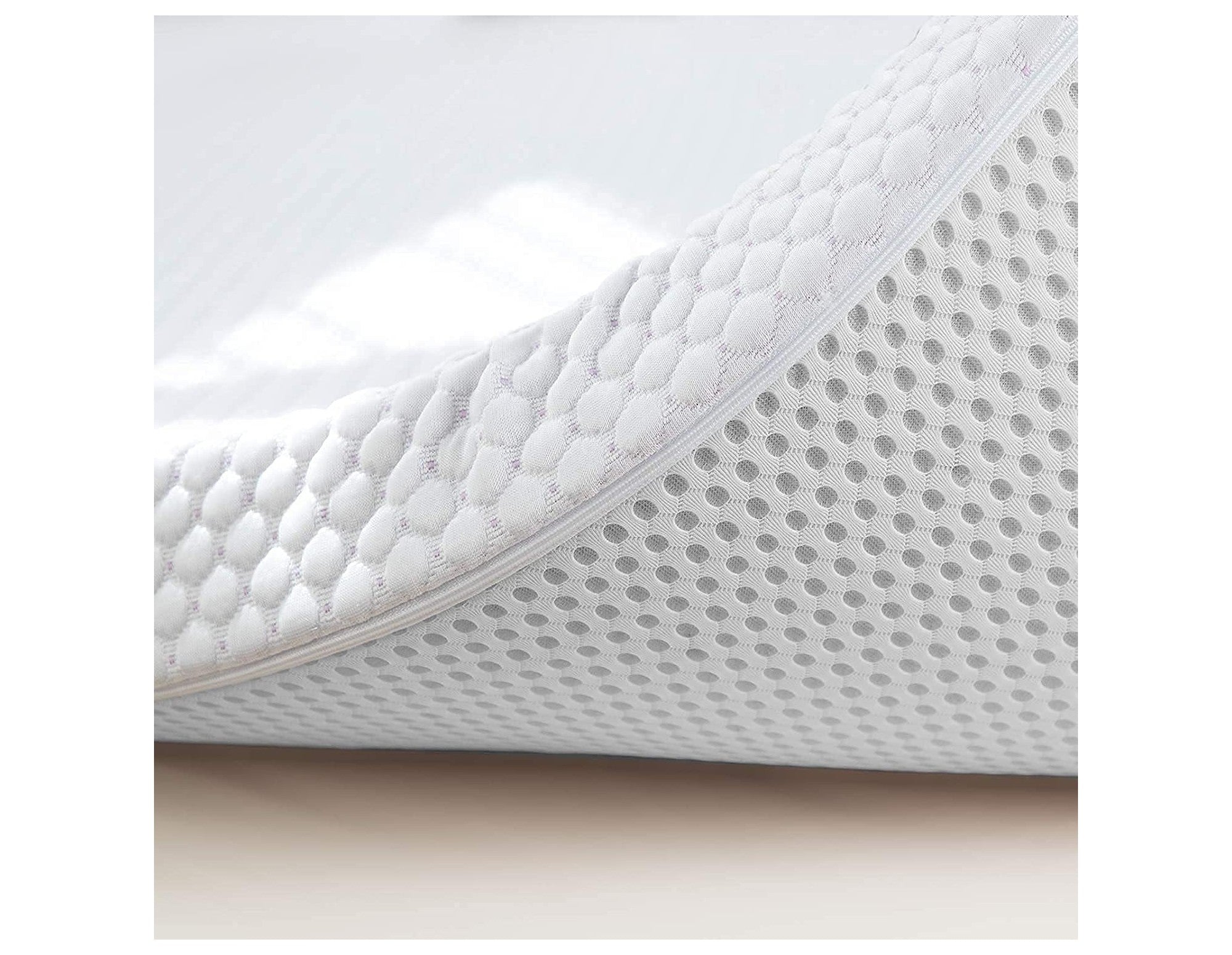 Topper Cubre Colchon Viscoelastico Nucleo 100% Viscoelastica - Sobrecolchon Alivio de Tension Muscular - Desenfundable